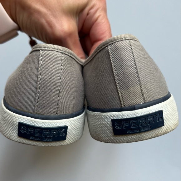 Sperry’s Topsider Gray Seacoast Boat Shoes Size 7.5 - Picture 5 of 7
